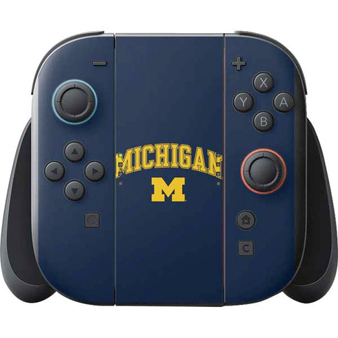 University of Michigan M Nintendo Switch 2 (2025) with Joy-Con Skin